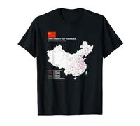 High-Speed Train Railway - Souvenir Route Map China Camiseta