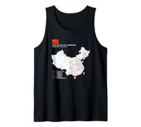 High-Speed Train Railway - Souvenir Route Map China Camiseta sin Mangas