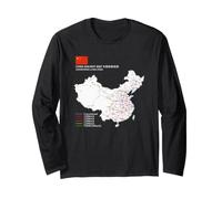 High-Speed Train Railway - Souvenir Route Map China Manga Larga