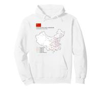 High-Speed Train Railway - Souvenir Route Map China Sudadera con Capucha