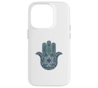 High Tech Hamsa Fatima - Colgante con diseño de estrella de David Carcasa para iPhone 14 Pro