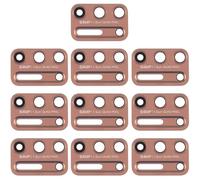 High-Tech Place Lente de cámara trasera 10 PCS para Motorola Moto G9 Plus XT2087-1 (Oro)