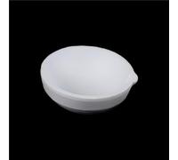 High Temperature Quartz Silica Melting Crucible Dish for Jewelry - 5.2/6.8cm Semicircular Crucible for Gold, Silver, and Copper Melting(8 * 3.1cm)