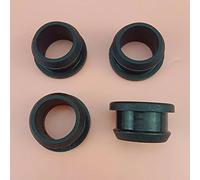 High-Temperature Resistant Black Silicone Rubber Hole Plugs - 1/2/5pcs for Cable Sealing (4.5-50.6mm)(4.5mm(Bore 2mm)-5pcs)