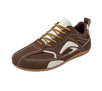 High Top Hombre Shoes Otoño Versatile Casual Sports Shoes Men's Anti Height Enhancing Youth Basketball Dad Fashion Shoes Summer High Sneaker Hombre, café, 43 EU