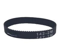 Correa de distribución de caucho de bucle cerrado HTD 2M, ancho de correa dentada de transmisión de 4/5/6 mm, longitud de correa de distribución de caucho de 2M-142 mm for soldadores(6mm)