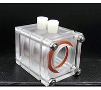 High Transparency Acrylic Fuel Cell Box for Zinc-Aluminum-Air | CNC Machined Electrolytic Cell Reactor(300ML)
