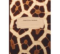 High Vibes Only -Giraffe Print Notebook: Cute Lined Journal for Women, Teens and Creative Writers