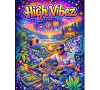 High Vibz: A Relaxing Coloring Book for Stress Relief and Positive Energy