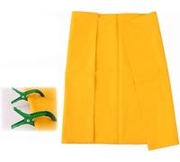 High-voltage Insulating Blanket For Electricians, Insulating Mat With 2 Insulating Clamps, Yellow(0.4kv,40x50cm)