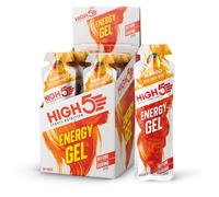 HIGH5 Energy Gels - Energía rápida con gel deportivo para un máximo rendimiento - con zumo de fruta natural, sin cafeína, gel energético para correr, correr, maratón, ciclismo, resistencia (mango, 20