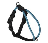 High5Dogs, Arnés ergonómico para Actividades al Aire Libre, Ajustable de 71 a 95 cm, de Nailon Duradero, Seguridad Reforzada, diseño Moderno, Color Azul, Talla L, Modelo Leisure Rope