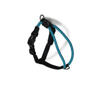 High5Dogs, Arnés ergonómico para Actividades al Aire Libre, Ajustable y Seguro, Ideal para Senderismo y Escalada, Talla XS, Color Azul, 7 x 36 - 43 cm, Modelo Leisure Rope