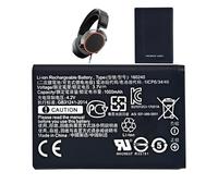 HIGHAKKU Batería de repuesto 160240 compatible con Steel-Series 61298RX, Arctis Pro Wireless, H Wireless Gaming-Headset, Siberia 800, Siberia 840 Wireless Auriculares, Batería para auriculares,