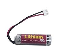 HIGHAKKU Batería de repuesto ER6C AA ER6C 3,6 V compatible con PLC FX2N-128MR FX2N-48MT FX1N PLC MAXELL F2-40BL