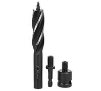 HighCarbon Steel Wood Drilling Bit Kit Hex Handle Hole Opener 4Slot 4Edge Design for Woodworking Projects Industrial Supplies Durable Lightweight Precision Cutting Tools (18mm)