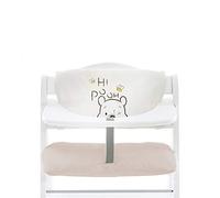 Highchair Pad Deluxe Funda Trona hauck - Cojín para Trona de Madera Evolutiva Alpha Plus Beta Plus y Arketa - Cojin de 2 Piezas Suave para Tronas Evolutivas Lavable a Máquina - Winnie the Pooh Beige