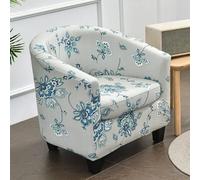 Highdi 2 Piezas Funda de Sillón Chesterfield, Cubre Sofá de 1 Plaza Elásticas Lavable Universal Antideslizantes, Fundas Protector de Butaca Elegante para Dormitorio, Contador (Paisley exótico)