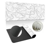 Highdi Alfombrilla Ratón XXL/XL, Alfombrilla Escritorio Gamer con Base de Goma Antideslizante Mousepad Gaming Grande Tapete Escritorio Lavable para PC y Portátil (Línea de Rayas 7,400 * 900 * 2mm)