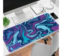 Highdi Alfombrilla Ratón XXL/XL/L, Alfombrilla Ratón Grande Gaming con Base de Goma Antideslizante para Gamers, Ordenador, PC y Portátil, Impresión Arenas Movedizas (600x1200x3mm,Vistoso)