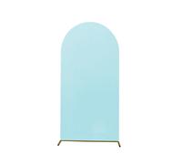 Highdi Cubierta de Telón de Fondo de Arco, Cubierta de Fondo de Arco Elastano Elástico para Fiestas, Cumpleaños, Boda, Graduación, Accesorios de Fotos (3.9x1.6FT=120 * 50cm,Azul Claro)