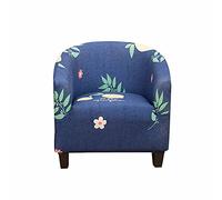 Highdi Funda de Sillón Chesterfield, Cubre Sofá de 1 Plaza Impresión Simple Elásticas Lavable Antideslizantes, Fundas Protector de Butaca Elegante para Dormitorio, Contador (limón)