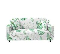 Highdi Funda de Sofá Elástica, Rama Patrón Fundas para Sofá de 1/2/3/4 Plazas, Universal Funda Cubre Sofas Ajustables Protector Cubierta de Muebles (Brotes,2 Plazas)
