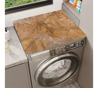 Highdi Funda Lavadora, Impresión en Madera Cubre Lavadora, Funda para Lavadora Antideslizante, Funda Lavadora De Tambor, Suave Recortable, para Lavadora, FrigoríFico (Madera,60x60cm)