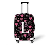 Highdi Funda Maleta, Impresión de Carta de Amor Funda para Maletas, Cubierta de Equipaje con Cremallera Anti-Polvo, Protector Antirayaduras Lavable para 18 a 32 Pulgadas (Imprimer L,S(18-21pulgadas))
