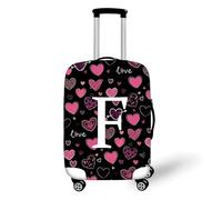 Highdi Funda Maleta, Impresión de Carta de Amor Funda para Maletas, Cubierta de Equipaje con Cremallera Anti-Polvo, Protector Antirayaduras Lavable para 18 a 32 Pulgadas (Imprimir F,L(25-28pulgadas))