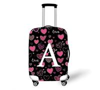 Highdi Funda Maleta, Impresión de Carta de Amor Funda para Maletas, Cubierta de Equipaje con Cremallera Anti-Polvo, Protector Antirayaduras Lavable para 18 a 32 Pulgadas (Imprimir A,L(25-28pulgadas))
