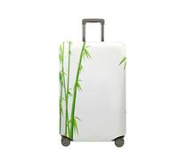 Highdi Funda para Maletas, Bambú Chino Funda Maleta 18-32 Pulgadas, Anti-Polvo Cubierta de Equipaje, Lavable Anti-Rasguños Funda Protectora Maletas (Blanco,L(25-28pulgadas))