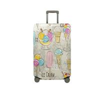 Highdi Funda para Maletas, Funda Maleta 18-32 Pulgadas, 3D Helado Anti-Polvo Cubierta de Equipaje, Lavable Anti-Rasguños Funda Protectora Maletas (Bol Helado,M(22-24pulgadas))