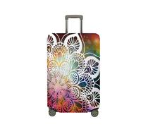 Highdi Funda para Maletas, Serie Mandalas Funda Maleta 18-32 Pulgadas, Anti-Polvo Cubierta de Equipaje, Lavable Anti-Rasguños Funda Protectora Maletas (Estrella,XL(29-32pulgadas))