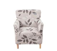 Highdi Funda para Sillón Individual Elástica 1 Plaza Elegante Impresión Funda para Sofá Cubierta Suave para Sillón Chesterfield Lavable Antideslizante, para Casa, Club, Hotel (Invierno)