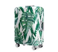 Highdi Impresión Botánica Funda para Maletas, Funda Maleta 18-32 Pulgadas, Anti-Polvo Cubierta de Equipaje, Lavable Anti-Rasguños Funda Protectora Maletas (Hoja de Tortuga,S(18-21pulgadas))