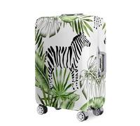 Highdi Impresión Botánica Funda para Maletas, Funda Maleta 18-32 Pulgadas, Anti-Polvo Cubierta de Equipaje, Lavable Anti-Rasguños Funda Protectora Maletas (Cebra,XL(29-32pulgadas))