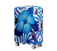 Highdi Impresión Botánica Funda para Maletas, Funda Maleta 18-32 Pulgadas, Anti-Polvo Cubierta de Equipaje, Lavable Anti-Rasguños Funda Protectora Maletas (Gloria de la mañana,L(25-28pulgadas))