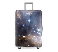 Highdi Impresión de Colorida 3D Funda para Maletas, 19-32 Pulgadas Funda Maleta, Anti-Polvo Cubierta de Equipaje, Lavable Anti-Rasguños Funda Protectora Maletas (Universo,L)