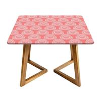 Highdi Mantel Cuadrado Impermeable Tela Oxford (Tótem Rosa,110x110cm)