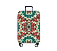 Highdi Serie Mandalas Funda para Maletas, Funda Maleta 18-32 Pulgadas, Anti-Polvo Cubierta de Equipaje, Lavable Anti-Rasguños Funda Protectora Maletas (Verde,L(25-28pulgadas))