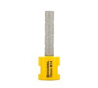HIGHDRIL Broca de fresado de diamante para ampliar y dar forma al agujero, diámetro de 10 mm, broca de núcleo de perforación en seco para porcelana, cerámica dura, granito y mármol