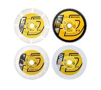 HIGHDRIL Disco de Corte Diamante 75mm x Árbol 10mm - 4Piezas para Vidrio, Madera, Plástico y Metal