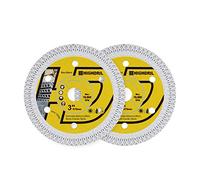 HIGHDRIL Disco Diamante para Hormigón 75mm - 2piezas Discos Corte para Granito Mármol Hormigón Masonería Piedra Artificial Dura para Mini Amoladora Angular