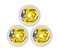 HIGHDRIL Disco Diamante para Hormigón 75mm - 3piezas Discos Corte para Granito Mármol Hormigón Masonería Piedra Artificial Dura