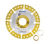 HIGHDRIL Disco Diamante para Metal - 100mm Soldadura al Vacío Universal Disco Corte para Barra de Refuerzo Chapa Metal Ángulo de Hierro Acero Inoxidable Hormigón Granito Mármol