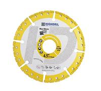 HIGHDRIL Disco Diamante para Metal - 350mm Soldadura al Vacío Universal Disco Corte para Barra de Refuerzo Chapa Metal Ángulo de Hierro Acero Inoxidable Hormigón Granito Mármol