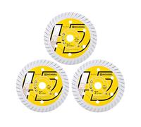 HIGHDRIL Disco Diamante para Porcelánico 75mm - 3piezas Discos Corte para Cerámica Porcelánico Mármol Granito para Mini Amoladora Angular