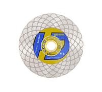 HIGHDRIL Disco Diamante Porcelanico 115mm - En Abanico Doble Uso Lateral Disco de Corte y Desbaste para Cerámica Porcelánico Mármol Piedra Artificial Granito