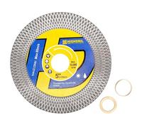 HIGHDRIL Disco Diamante Porcelanico 125mm - Doble Uso Lateral Disco de Corte y Desbaste para Cerámica Porcelánico Mármol Piedra Artificial Granito